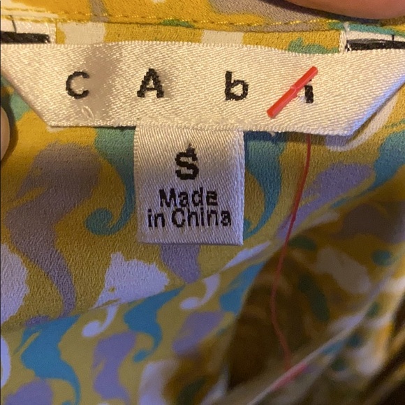 Cabi tank top sea horse print adjustable strap s - Picture 3 of 7